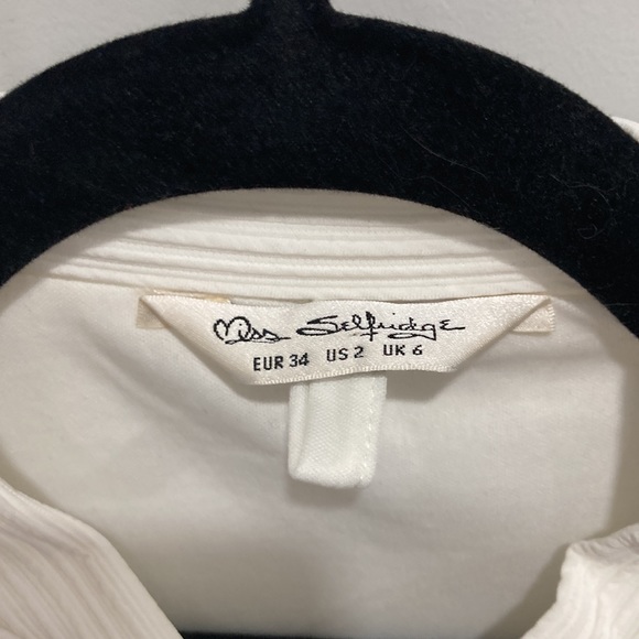 Cropped Bomber White Jacket - Picture 3 of 11